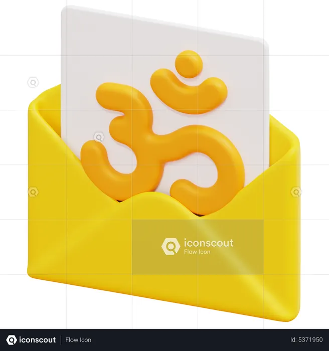 Greeting Card  3D Icon