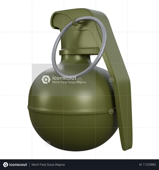 手榴弾  3D Icon