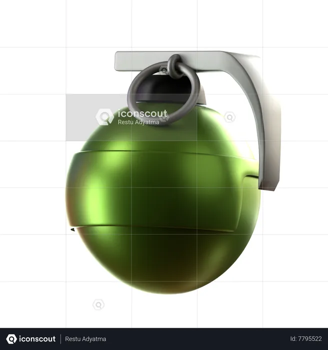 Grenade  3D Icon