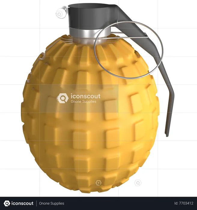 Grenade  3D Icon