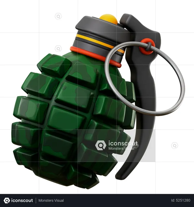 Grenade  3D Icon