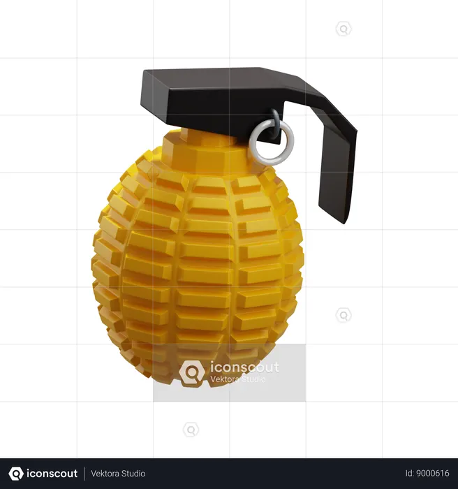 Grenade  3D Icon