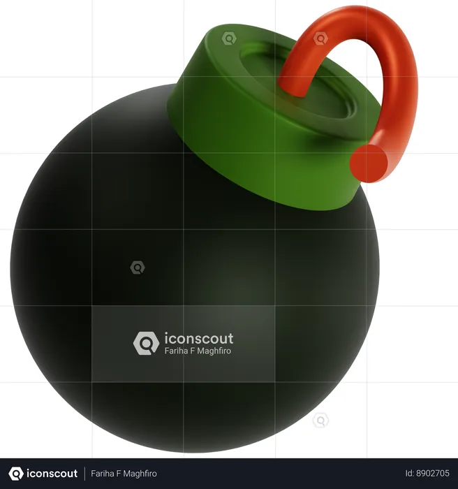 Grenade à main militaire  3D Icon