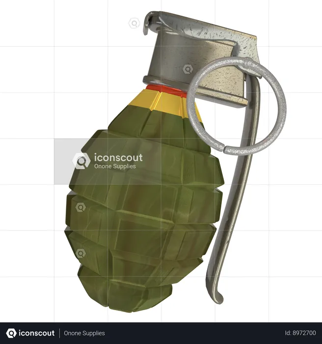 Grenade bomb  3D Icon