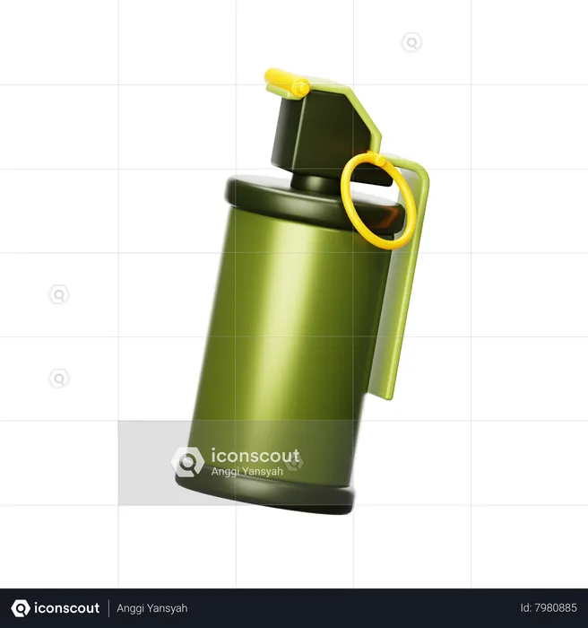 Grenade fumigène  3D Icon