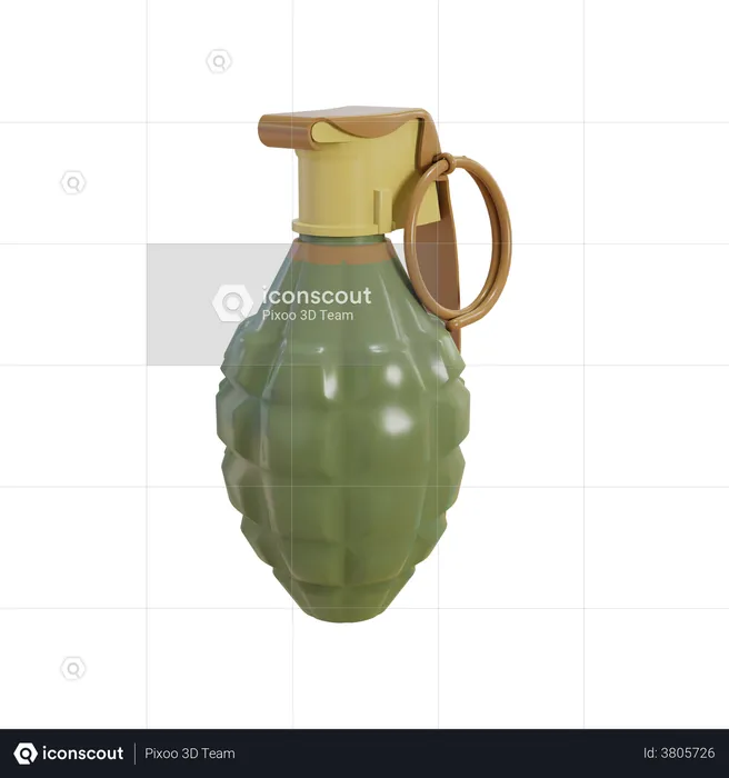 Grenades  3D Illustration