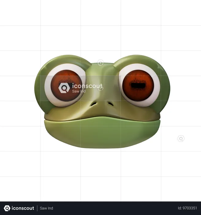 Grenouille  3D Icon