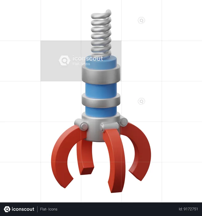 Griffe robotique  3D Icon