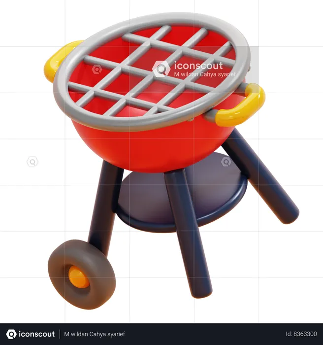 GRILL  3D Icon