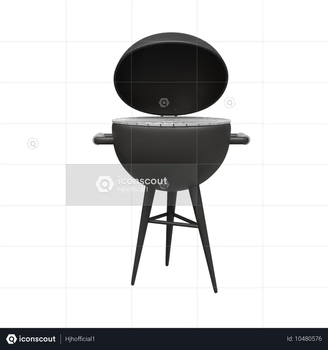 Grill  3D Icon