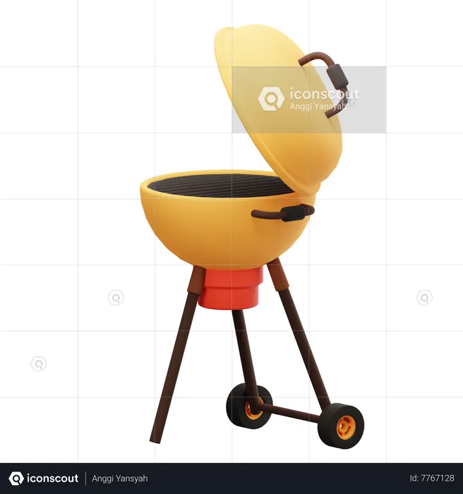 Grill bbq  3D Icon