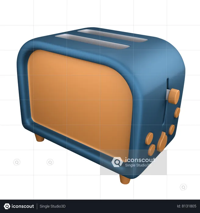 Grille-pain  3D Icon