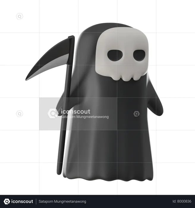 Grim Reaper  3D Icon