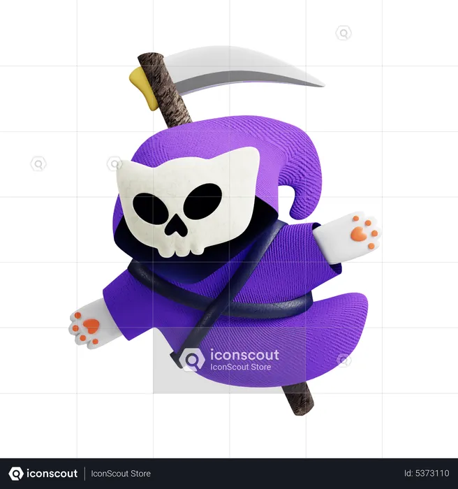 Grim Reaper  3D Illustration