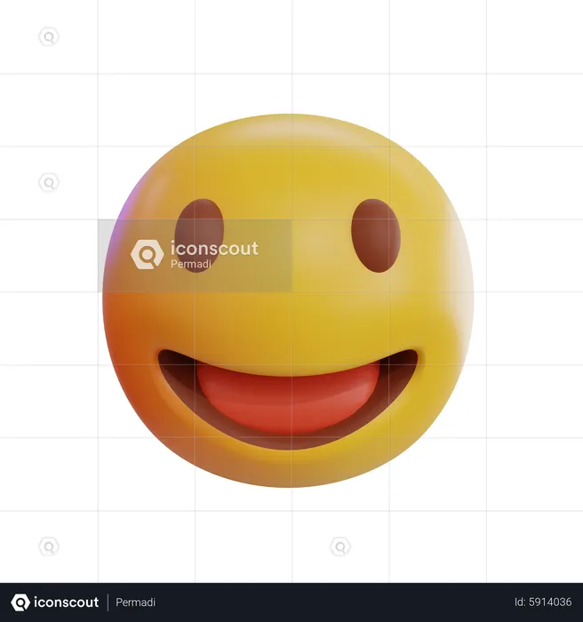 Grimacing Emoji Emoji 3D Icon