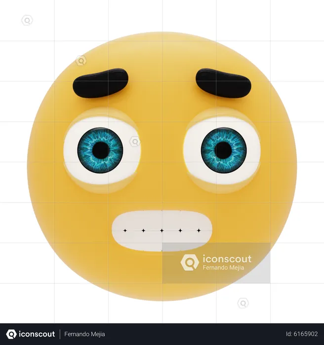 Grimacing Emoji Emoji 3D Icon