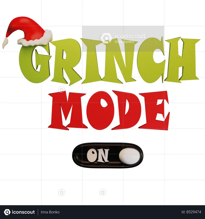 Grinch Mood  3D Icon