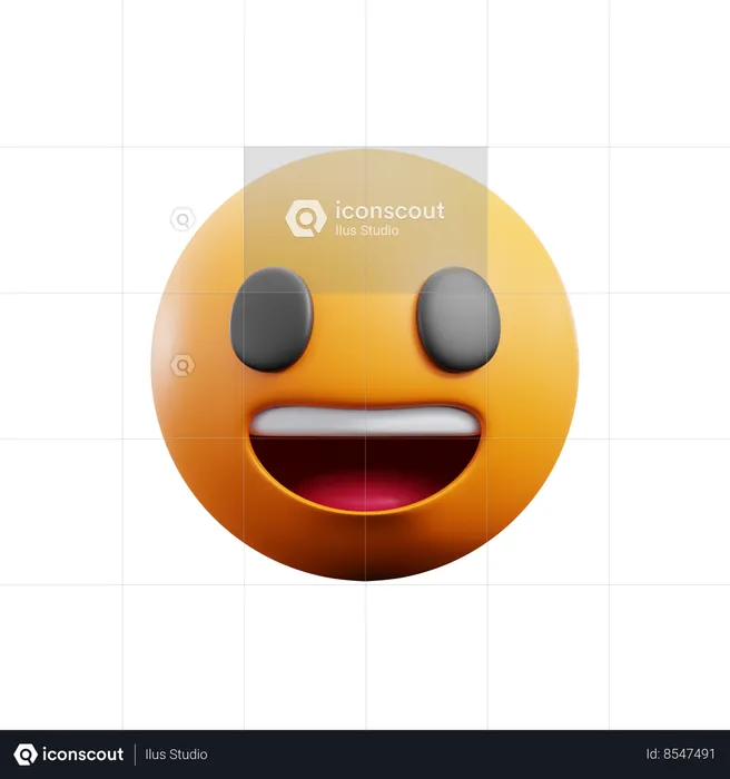 Grining Face  3D Icon