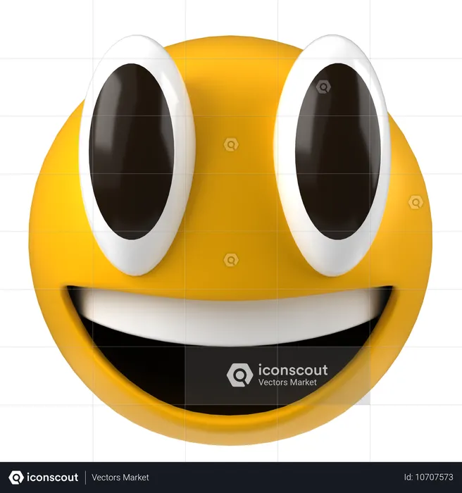 ニヤニヤ  3D Icon