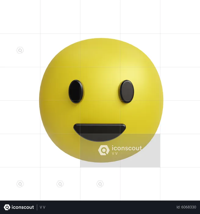 Grinning emoji Emoji 3D Icon
