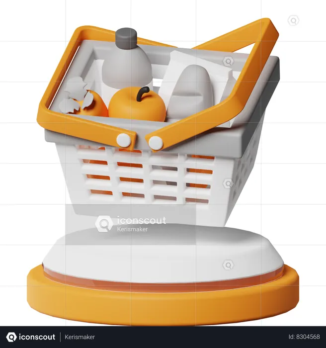 Groceries  3D Icon