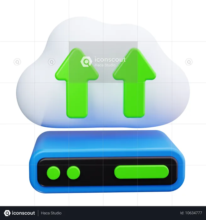 Große Daten  3D Icon