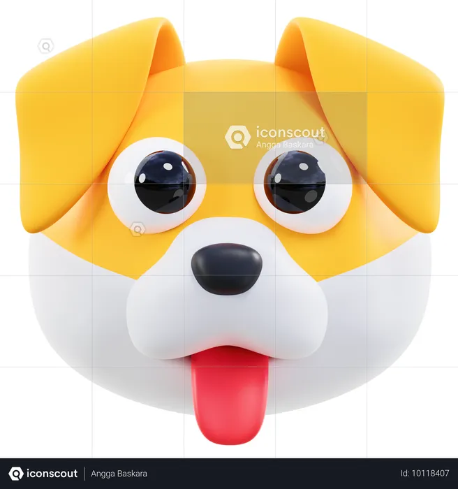 Großer Hund  3D Icon