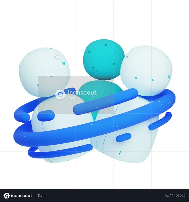 Group  3D Icon