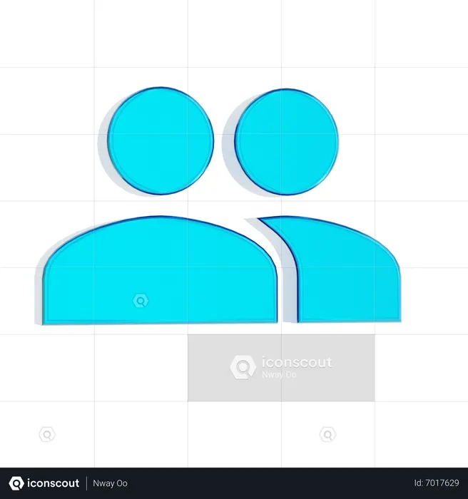 Group  3D Icon