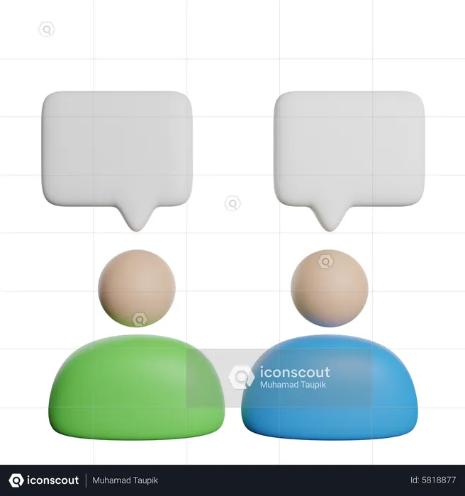 Group Conversation  3D Icon