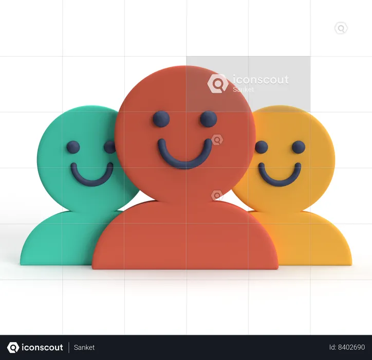 Group User  3D Icon