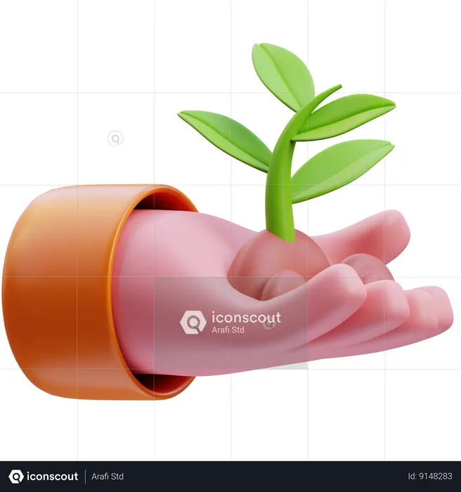 Growth  3D Icon