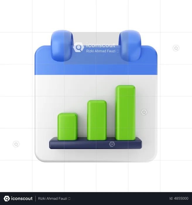 Growth Calendar  3D Icon