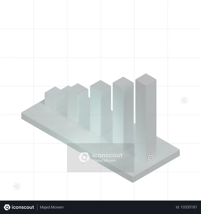 Growth chart  3D Icon