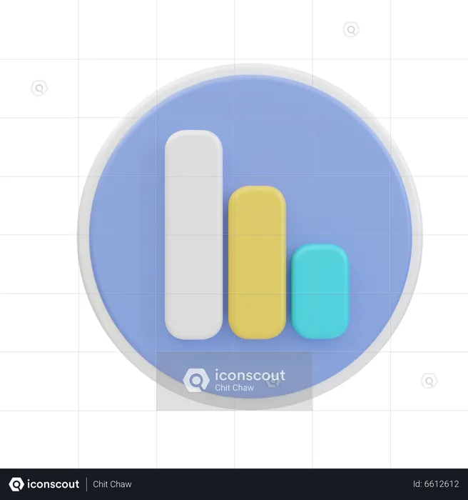 Growth Chart  3D Icon