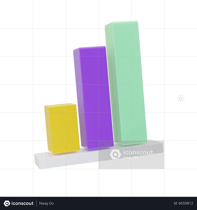 Growth Chart  3D Icon