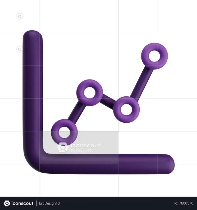 Growth Chart  3D Icon