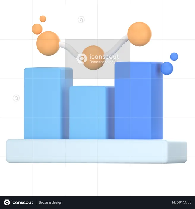 Growth chart  3D Icon