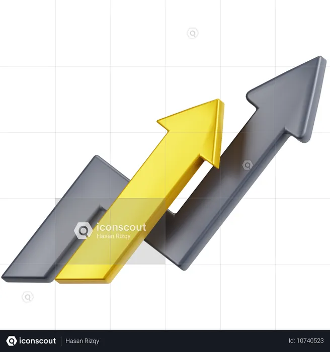 Growth Chart  3D Icon