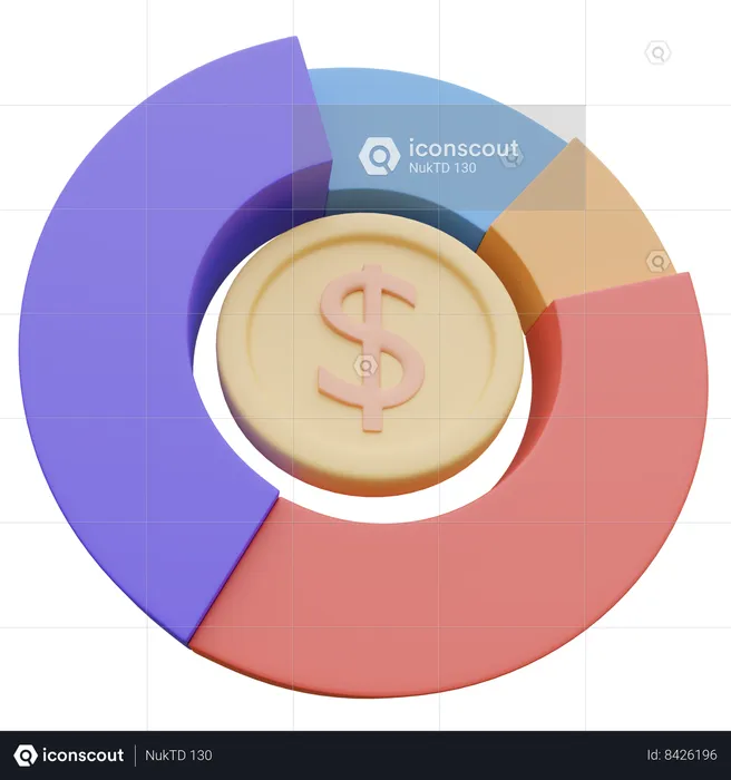 Growth Graph Investing  3D Icon