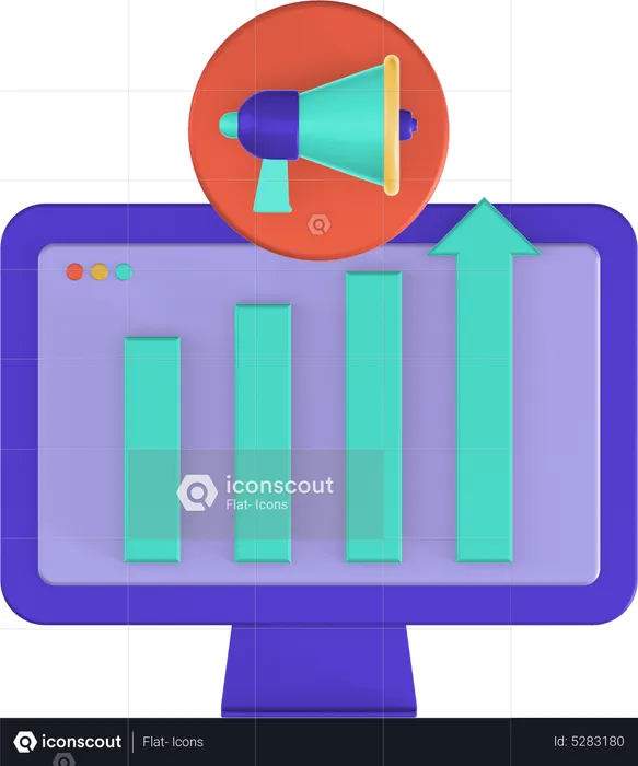 Growth Marketing  3D Icon