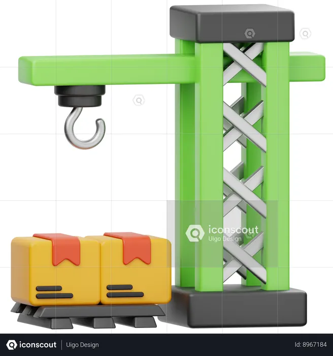 Grue logistique  3D Icon