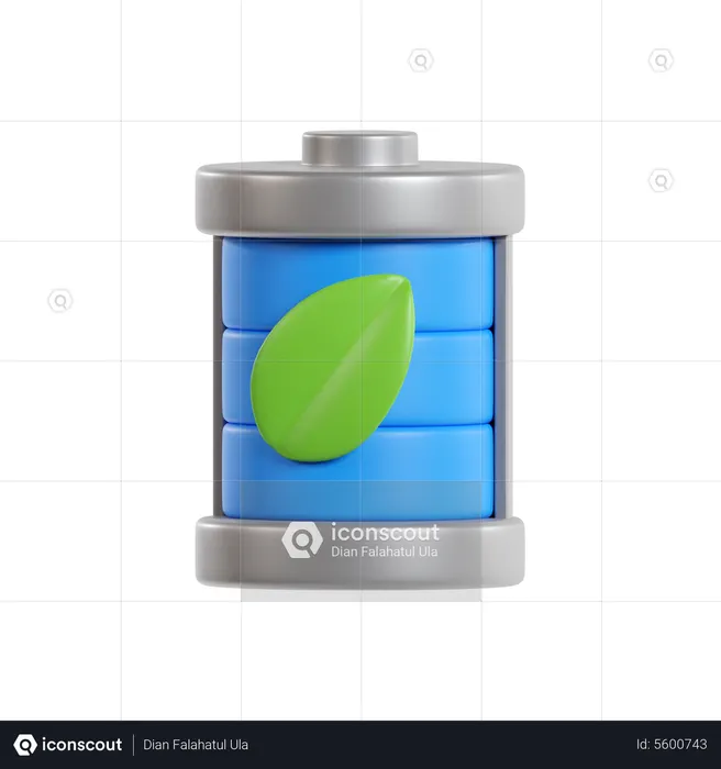Grüne Energie  3D Icon