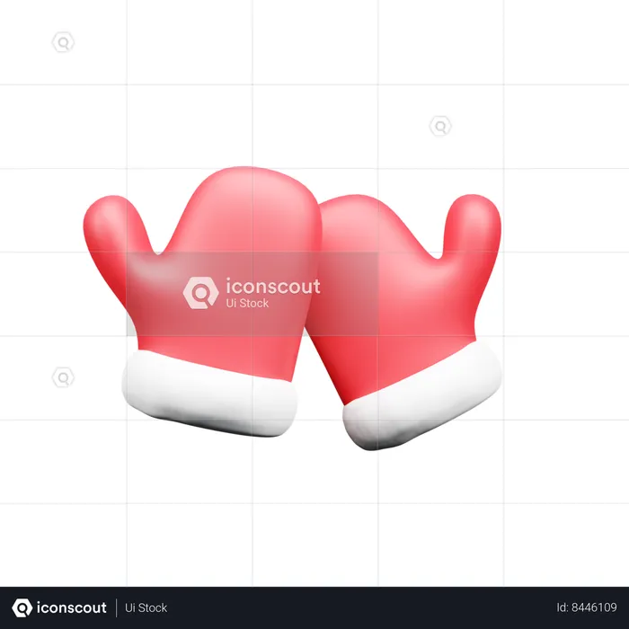 Guantes  3D Icon