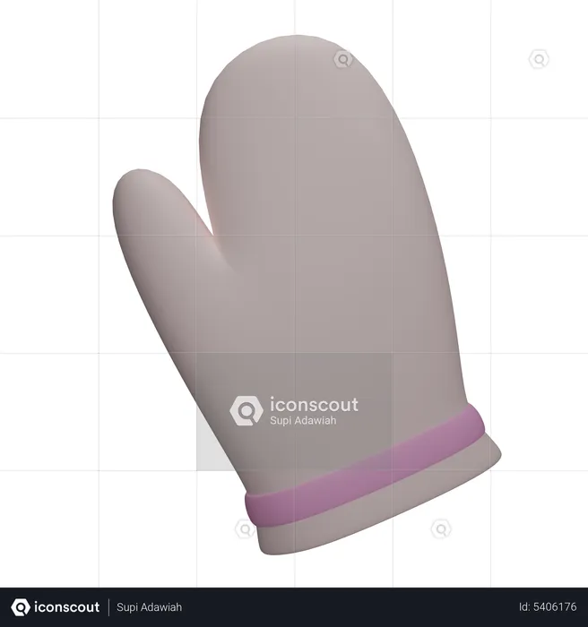 Guantes  3D Icon