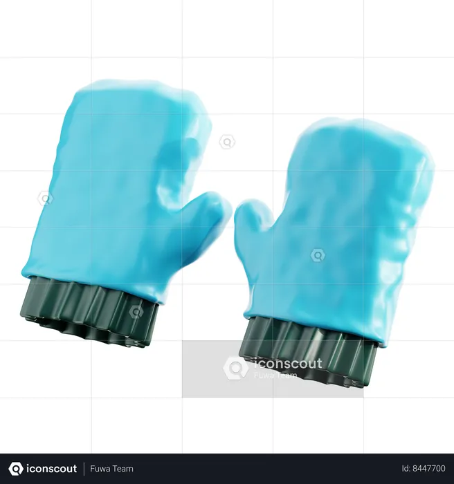 Guantes de la mano  3D Icon