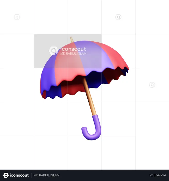 Guarda-chuva  3D Icon