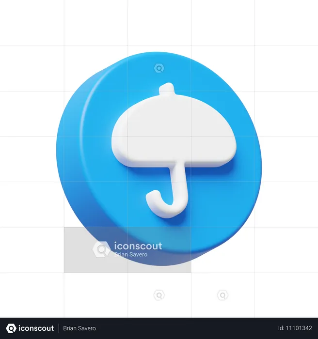 Guarda-chuva  3D Icon