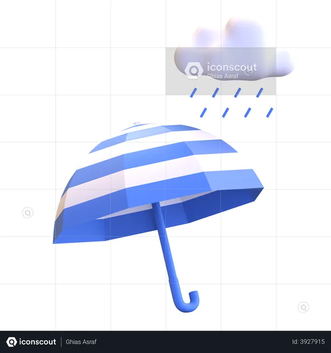 Guarda-chuva  3D Illustration