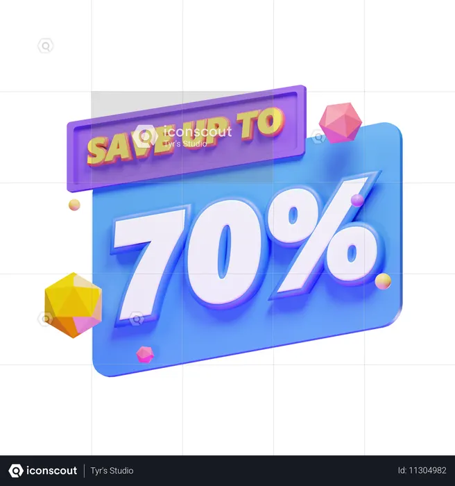 Guardar hasta  3D Icon